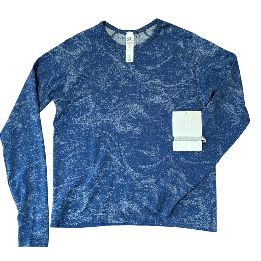 Athleta Girl Kids Blue Crewneck Shirt